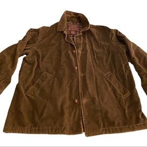 Dark olive green Abercrombie & Fitch Corduroy Barn Jacket - XL